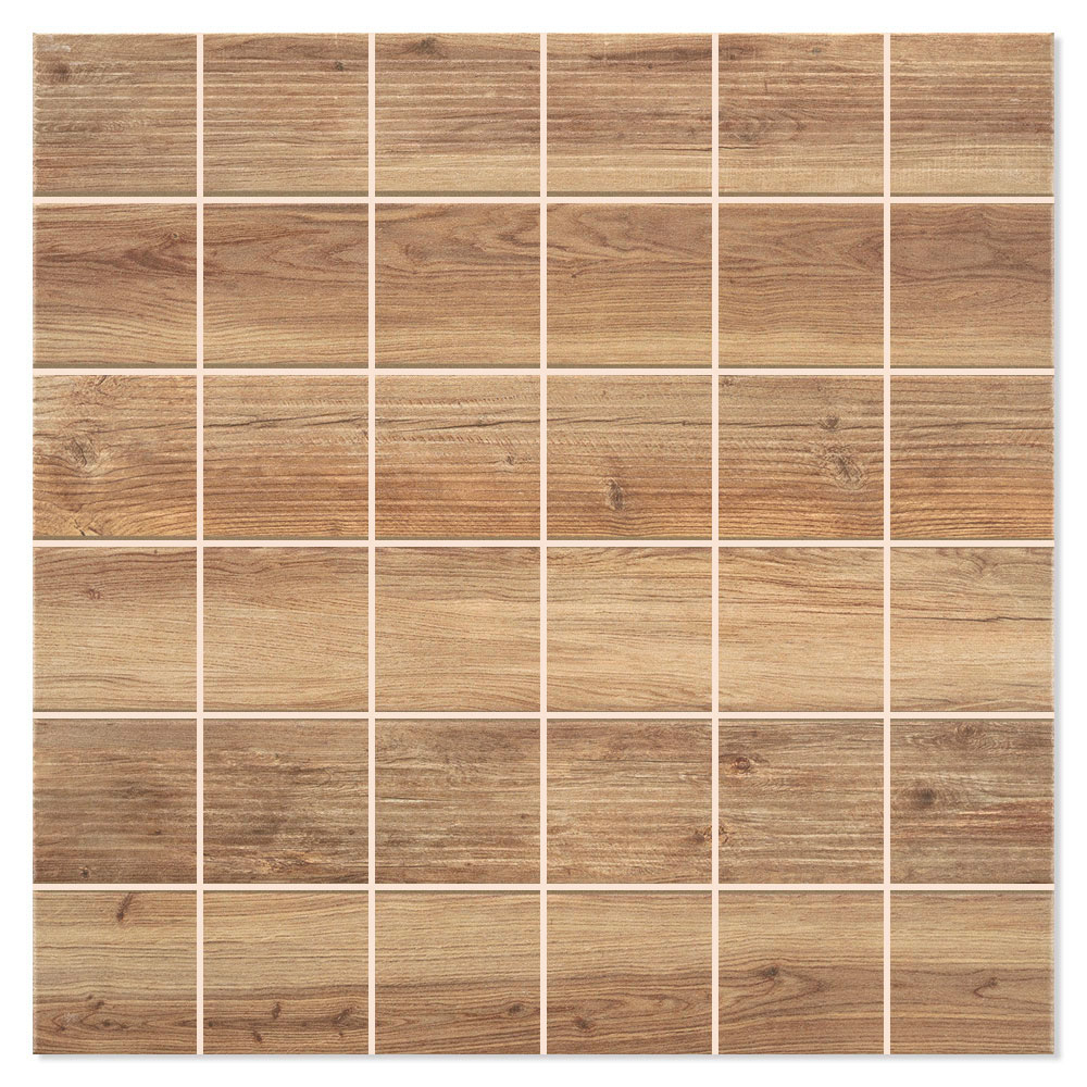 Mosaikkflis Bobal Beige Matt 30x30 (5x5) cm